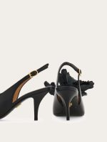 Ferragamo Flower embellished slingback - Image 7